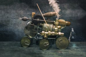Steampunk-Erfindung von Brig Barkow