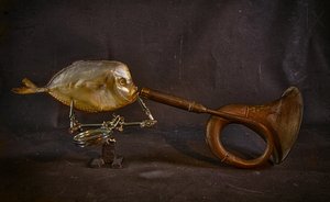 Surrealer Fischhorn von Brig Barkow