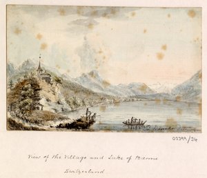 Eine Serie von Skizzen, Ansichten in Großbritannien, dem Kontinent und Amerika 1772-1778 von British School