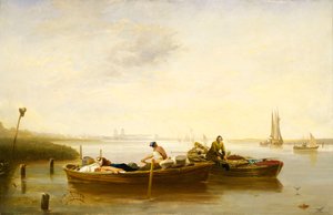 Greenwich von Blackwall Reach, ca. 1830-40