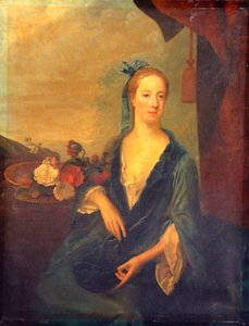 Dame in Blau