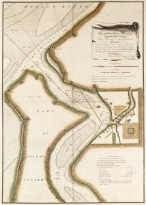 Karte des Hoogly-Flusses, ca. 1777