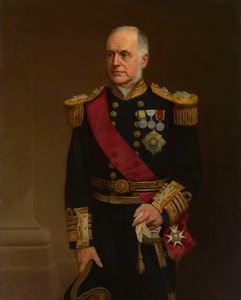Porträt von Admiral Sir Richard Vesey Hamilton (1829-1912) von British School