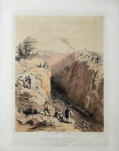 Felsschnitt bei Bishopton an der Glasgow