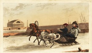 Schlitten, der im Winter von Alexander Kaiser von Russland benutzt wurde von British School
