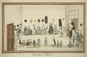 Die Wohltätigkeitsschule, um 1795