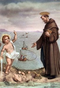 Heiliger Augustinus und der Engel, ca. 1950