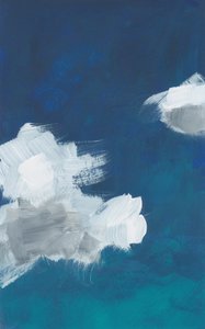 Abstrakte Blaue Wolken