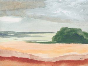 Abstrakte Wüstenlandschaft
