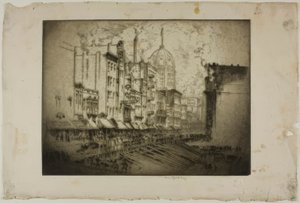 Chicago - Clark Street, Ecke Harrison Street