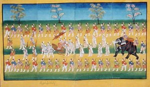 Faltmanuskript von Burmese School