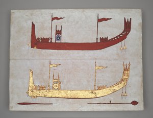 Königliche Barken und Boote