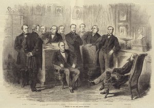Ein Treffen des neuen französischen Ministeriums