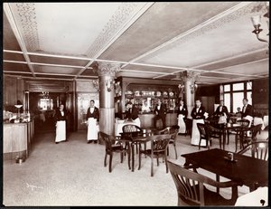 Café im Hotel Majestic, 1902