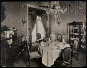 Privates Speisezimmer im Hotel Knickerbocker, 1906
