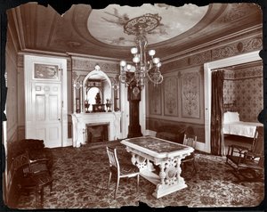 Privates Wohnzimmer im Hoffman House Hotel, 1907 von Byron Company