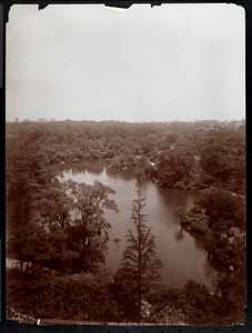 Blick auf den Central Park vom 4. Stock des Plaza Hotels, 5th Avenue und 59th Street, 1907
