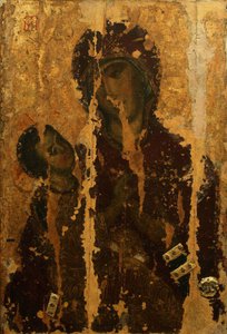 Ikone der Gottesmutter von Chelm, 11. Jahrhundert von Byzantine