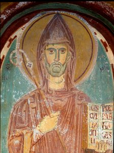 Darstellung des Heiligen Benedikt von Nursia (Detail) von Byzantine