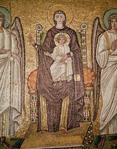 Die byzantinische Jungfrau (Detail)