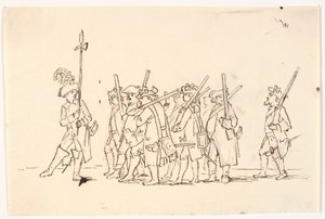 Bürgerwehr. Satirisches Blatt von C.A. Lorentzen