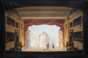 Das Innere des königlichen Theaters während der Aufführung von Jacob v. Thyboe
