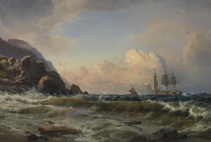 Eine norwegische Küste