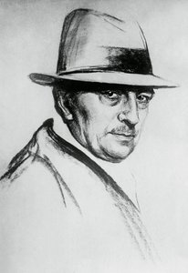 Porträt von Dario Niccodemi (1874-1934), italienischer Dramatiker und Schriftsteller