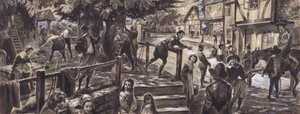 Eine Pfarrszene aus dem 17. Jahrhundert von C.L. Doughty