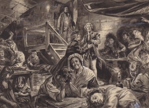 Englische Gefängnisszene