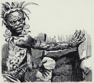 Illustration für König Salomons Minen