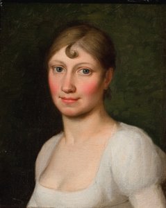 Christine Rebekka Eckersberg, geb. Hyssing, erste Frau des Künstlers von Christoffer Wilhelm Eckersberg