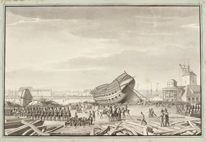 Die letzte Tat der Engländer in Kopenhagen von Christoffer Wilhelm Eckersberg
