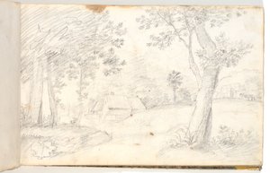 Landschaft, nach grafischer Vorlage? von Christoffer Wilhelm Eckersberg