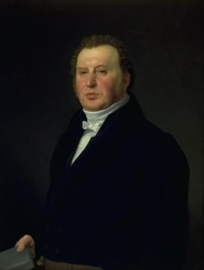 Polizeichirurg Johan Frederik Rost. Der Familienarzt und Freund des Künstlers von Christoffer Wilhelm Eckersberg