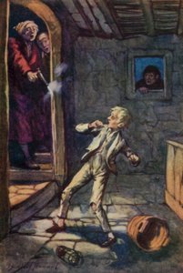 Illustration für Oliver Twist von Charles Dickens von C. Dudley (after) Tennant