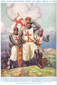 Porträt von Richard I., der Löwenherz-König im Heiligen Land, aus 