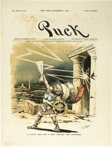 Ein kleiner Ajax für einen Cent trotzt dem Blitz, aus Puck