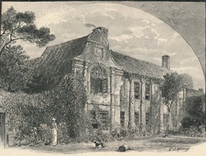 Slyfield House: Die Gartenfront, Surrey, 1886