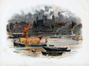 Der Tower von London, England, 1895