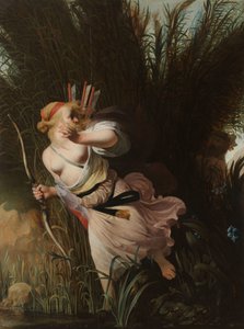 Pan und Syrinx von Cesar Boetius van Everdingen
