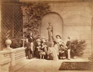 Porträt der königlichen Familie im Osborne House, 1857