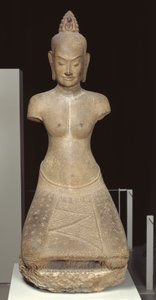 Statue von Jayarajadevi in der Gestalt der buddhistischen Gottheit Tara oder Prajnaparamita