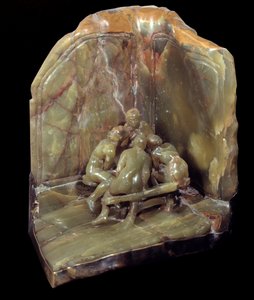 Die Plauderer 1897 (Bronze und Onyx)