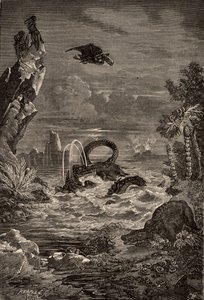 Erde zur Zeit der Dinosaurier von Camille Flammarion