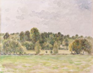 Abend in Eragny von Camille Jacob Pissarro