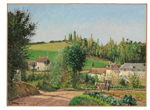 Hamlet bei Pontoise, 1872 von Camille Jacob Pissarro
