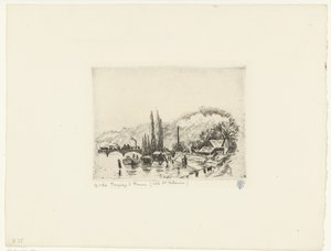 Landschaft bei Rouen