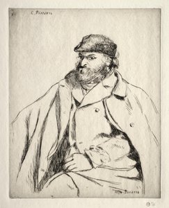 Paul Cézanne, 1874 von Camille Jacob Pissarro