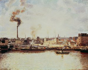 Saint-Sever-Kai in Rouen, 1896